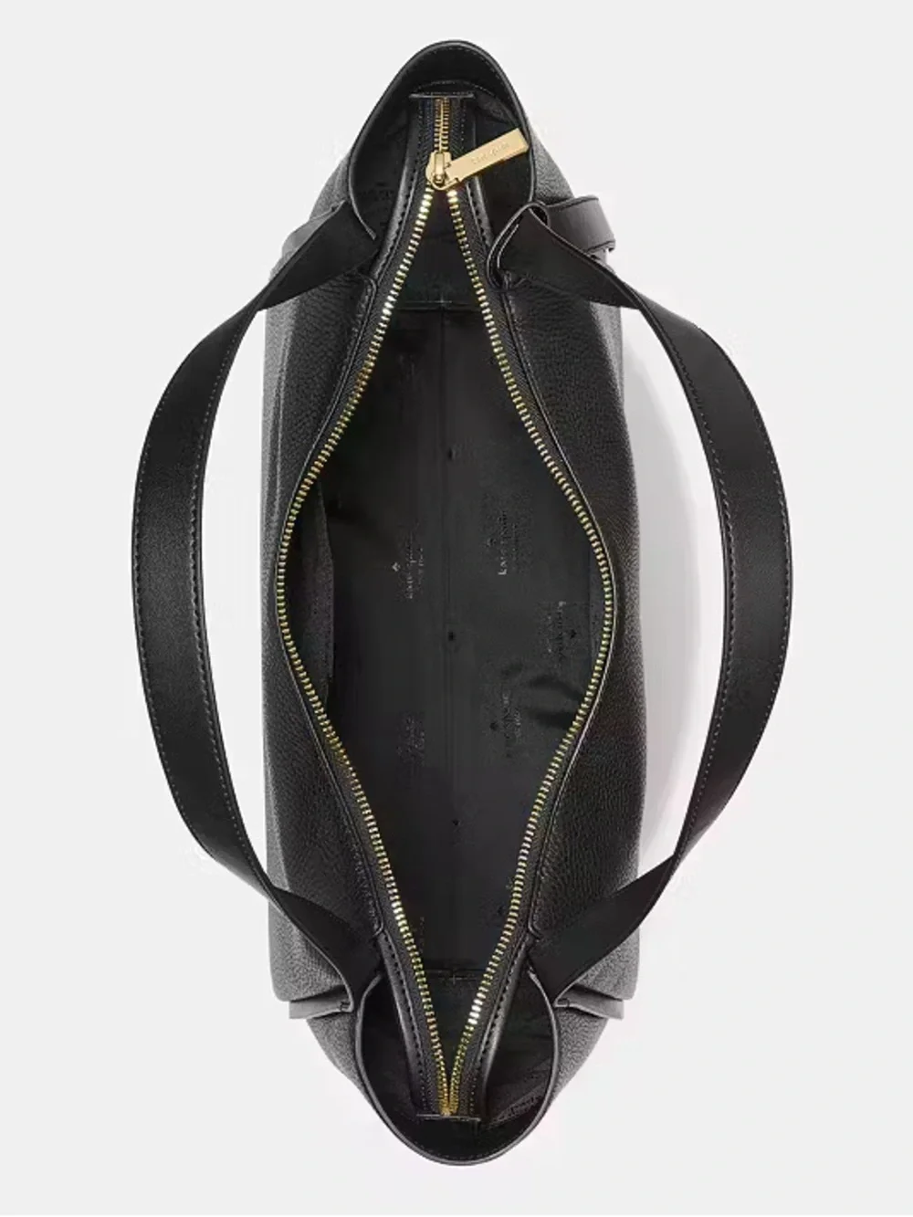 ♠️Kate Spade New York Knott Pebbled Leather Large Tote Bag, Black NWT